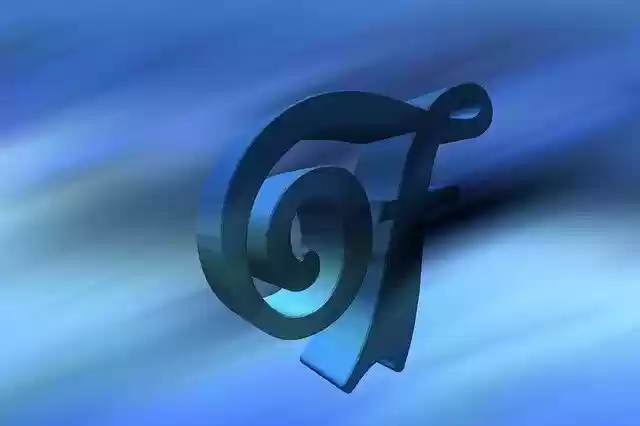 Free download Letter F Font -  free illustration to be edited with GIMP free online image editor
