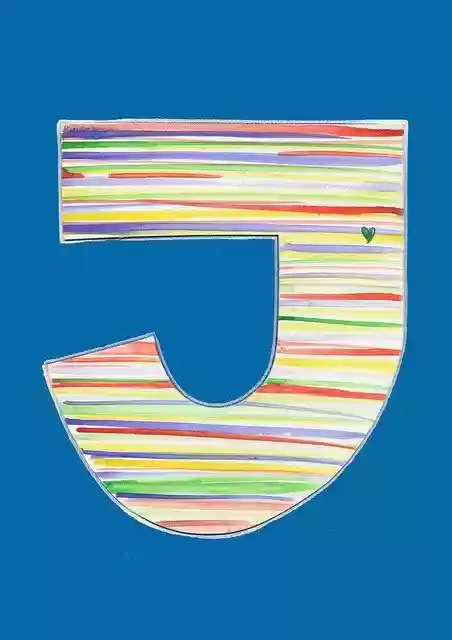 Free download letter j alphabet write school free picture to be edited with GIMP free online image editor