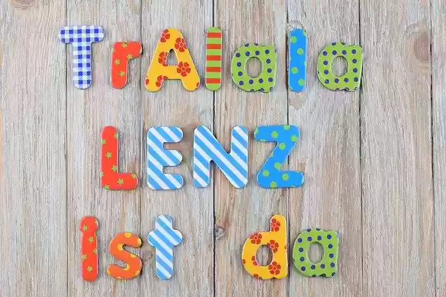 Free download Letters Colorful Lenz -  free photo or picture to be edited with GIMP online image editor