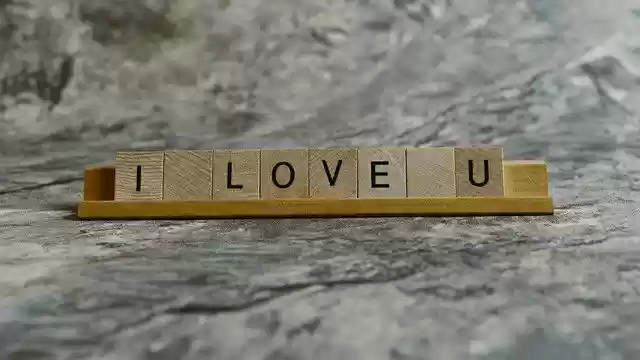 Free download letters quote i love you block free picture to be edited with GIMP free online image editor