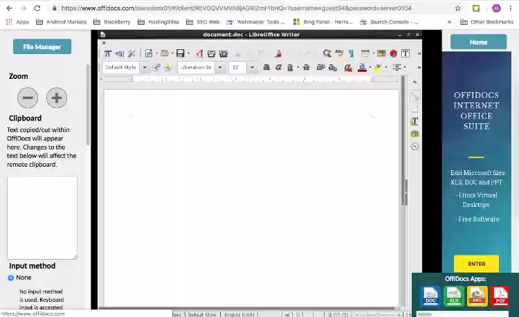 Novo LibreOffice 5.3 para OffiDocs online