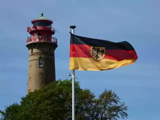 Free download Lighthouse Flag Germany -  free free photo or picture to be edited with GIMP online image editor