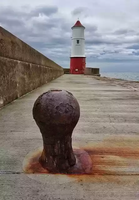 Free download Lighthouse Pier -  free photo or picture to be edited with GIMP online image editor