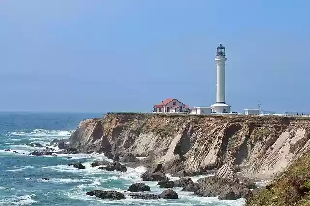 Free download Lighthouse Point Arena California -  free free photo or picture to be edited with GIMP online image editor