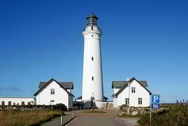 Free download Lighthouse Sky Blue -  free photo or picture to be edited with GIMP online image editor