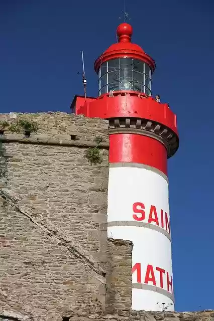 Free download Lighthouse St Mathieu Finisterre -  free photo or picture to be edited with GIMP online image editor
