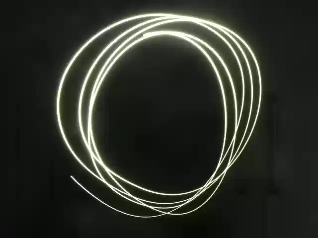 Free download Light Painting Circle -  free illustration to be edited with GIMP free online image editor
