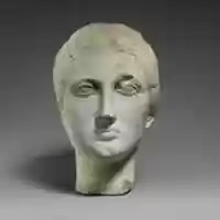 Free download Limestone funerary bust of a woman free photo or picture to be edited with GIMP online image editor