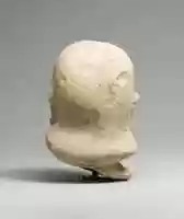 Free download Limestone head of a man with a plain headdress free photo or picture to be edited with GIMP online image editor