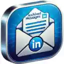 Linkedin Archived Messages Cleaner 2025  screen for extension Chrome web store in OffiDocs Chromium
