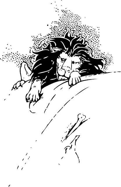 Free download Lion Crawling Climbing - Free vector graphic on Pixabay free illustration to be edited with GIMP free online image editor