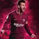 Lionel Messi Ghibli Style Live Wallpaper  screen for extension Chrome web store in OffiDocs Chromium