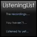 Listening List for subreddits  screen for extension Chrome web store in OffiDocs Chromium