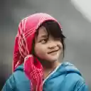 Little girl wearing a red scarf  screen for extension Chrome web store in OffiDocs Chromium