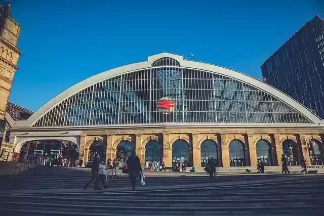 Free download Liverpool Lime Street Railway -  free photo template to be edited with GIMP online image editor