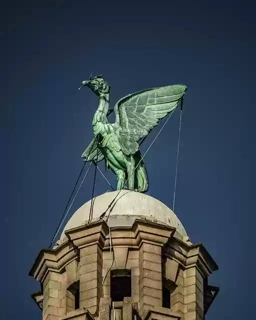 Free download Liverpool Liver Bird Clock Tower -  free photo or picture to be edited with GIMP online image editor