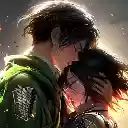 Live Wallpaper: Eren and Mikasa Last Memories Attack on Titan  screen for extension Chrome web store in OffiDocs Chromium