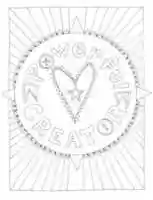 Free download LivingRoom Colouring Page - Powerful Creator By Mary Krohnert free photo or picture to be edited with GIMP online image editor