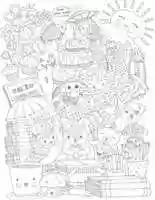 Free download LivingRoom Community Colouring Page - Animals In Quarantine by Samantha Ouellette free photo or picture to be edited with GIMP online image editor