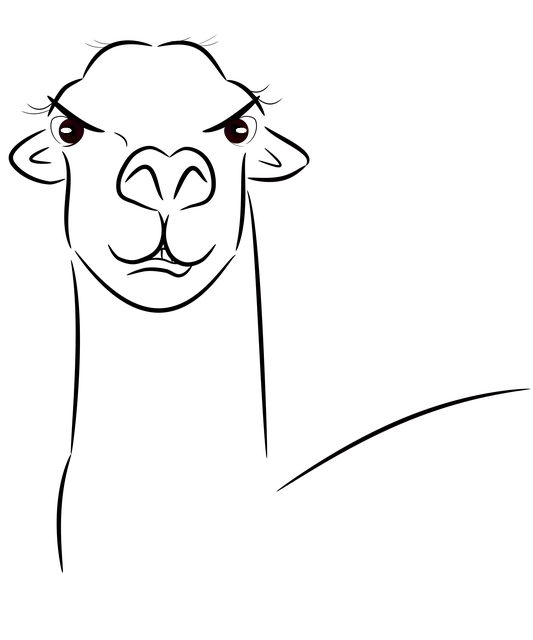 Free download Llama Head Face -  free illustration to be edited with GIMP free online image editor