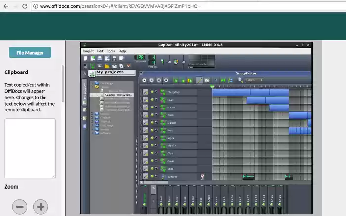 Editor de creación musical - LMMS MultiMedia Studio