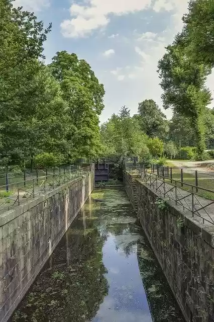 Free download Lock River Water -  free photo or picture to be edited with GIMP online image editor