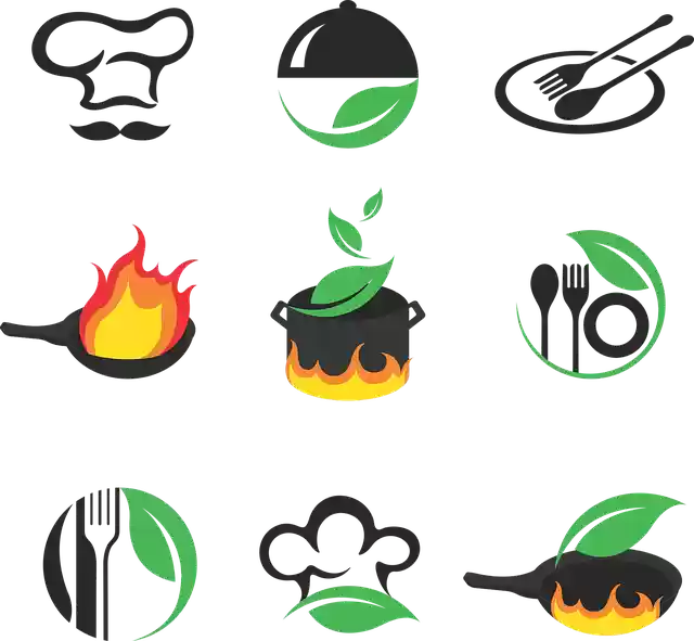 ດາວໂຫຼດຟຣີ Logo Cuisine FoodFree graphic vector on Pixabay free illustration to be edited with GIMP online image editor