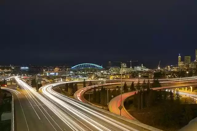 Free download Long Exposure Seattle Downtown -  free photo or picture to be edited with GIMP online image editor