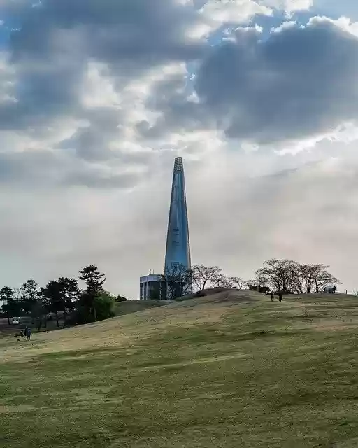 Free download Lotte Tower Seoul Korea -  free photo or picture to be edited with GIMP online image editor