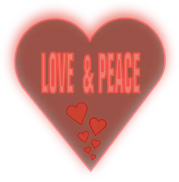 Free download Love Peace Heart - Free vector graphic on Pixabay free illustration to be edited with GIMP free online image editor