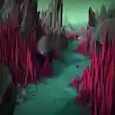Low Poly Fantasy Theme  screen for extension Chrome web store in OffiDocs Chromium