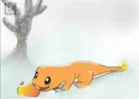 Free download Lucky Charmander In The Snow By Glumandafeind free photo or picture to be edited with GIMP online image editor