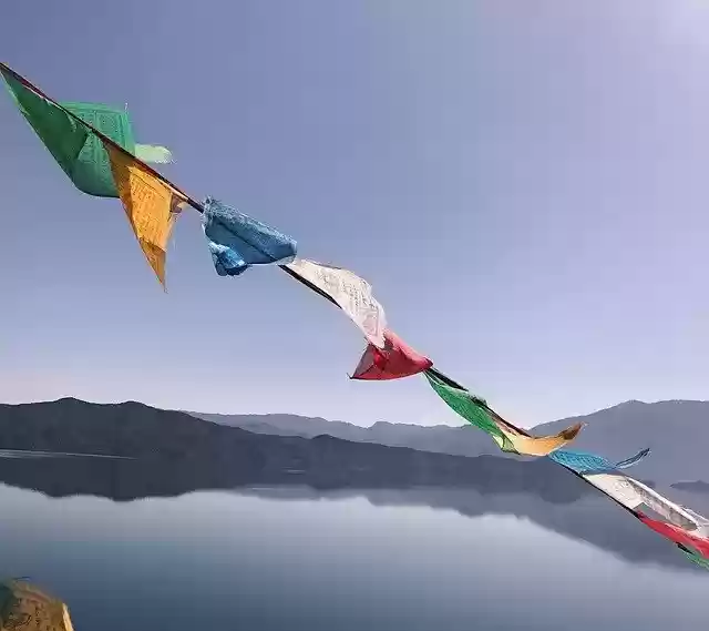Free download Lugu Lake Golden Sail Blue -  free photo or picture to be edited with GIMP online image editor
