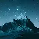 Lunar Mountain Under a Starlit Sky  screen for extension Chrome web store in OffiDocs Chromium