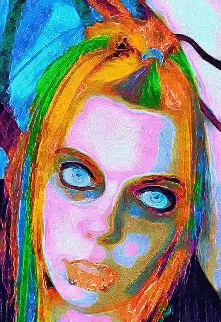 Free download Macabre Horror Face -  free illustration to be edited with GIMP free online image editor