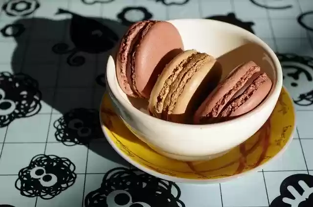 Free download Macaron Breakfast Sweet -  free photo or picture to be edited with GIMP online image editor