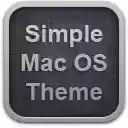 หน้าจอ Mac OS X Simple Theme สำหรับส่วนขยาย Chrome เว็บสโตร์ใน OffiDocs Chromium