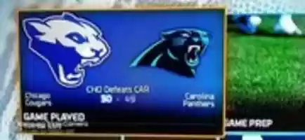 Free download Madden NFL 16 Chicago Cougars VS Carolina Panthers Teams Screenshot free photo or picture to be edited with GIMP online image editor