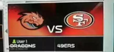 Free download Madden NFL 16 Los Angeles Dragons VS San Francisco 49ers Teams Screenshot free photo or picture to be edited with GIMP online image editor