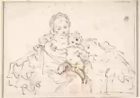 Free download Madonna and Child with Worshipper free photo or picture to be edited with GIMP online image editor