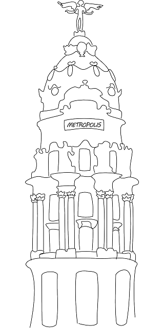 Free download Madrid Metropolis Building Tower - Free vector graphic on Pixabay free illustration to be edited with GIMP free online image editor