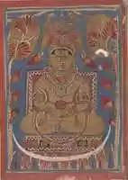 Free download Mahavira Sitting at the Top of the Universe: Folio from a Kalpasutra Manuscript free photo or picture to be edited with GIMP online image editor