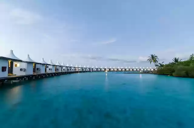 Free download maldives ha kula island water house free picture to be edited with GIMP free online image editor