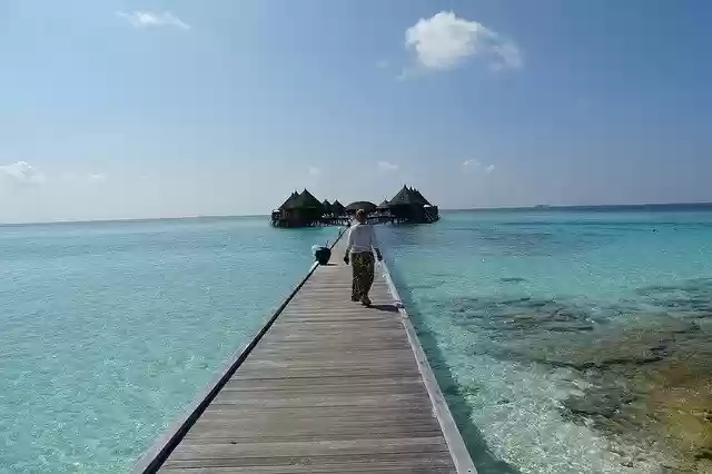 Free download Maldives Island Sea -  free free photo or picture to be edited with GIMP online image editor