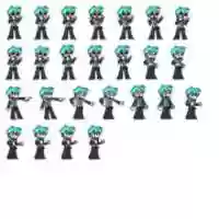 Free download Male Hatsune Miku sprites (FNF) free photo or picture to be edited with GIMP online image editor