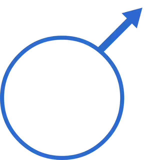 Free download Male Symbol Blue -  free illustration to be edited with GIMP free online image editor