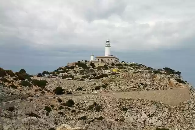 Free download Mallorca Spain Lighthouse -  free photo or picture to be edited with GIMP online image editor