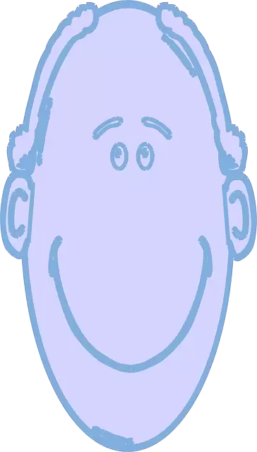 Free download Man Blue Face - Free vector graphic on Pixabay free illustration to be edited with GIMP free online image editor