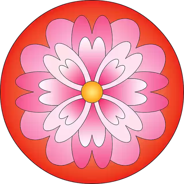 Free download Mandala Flower Flowers -  free illustration to be edited with GIMP free online image editor