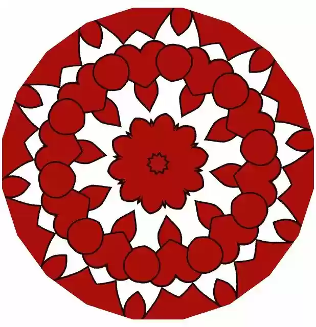 Free download Mandala Love Hearts -  free illustration to be edited with GIMP free online image editor